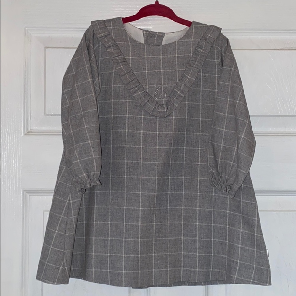 Tous Baby Grey Plaid A-line Dress